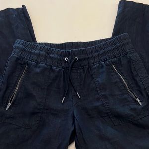 Athleta Cabo linen wide leg pants